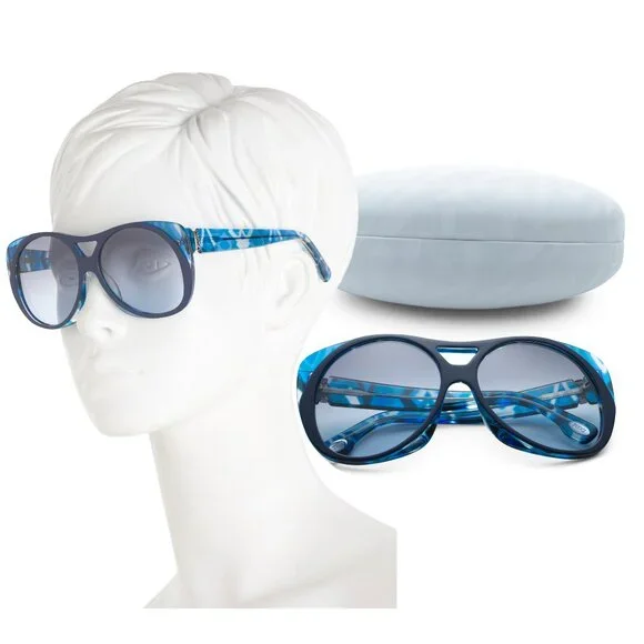 EMILIO PUCCI SUNGLASSES EP688S 426 COBALT GEOMETRIC PRINT Emilio Pucci Women main image 4